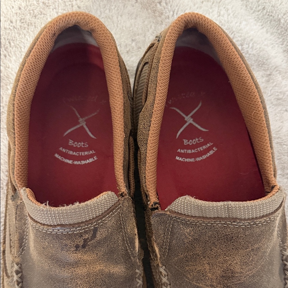 Twisted X Rustic Brown Men's Loafers - Picture 2 of 5